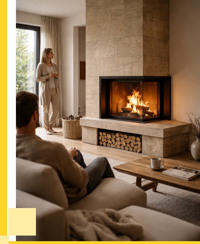 Угловые камины из кирпича установка в Барабинске от 152355 р. ЭриданБбн