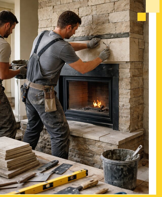 Проектирование и установка открытых каминов в Барабинске