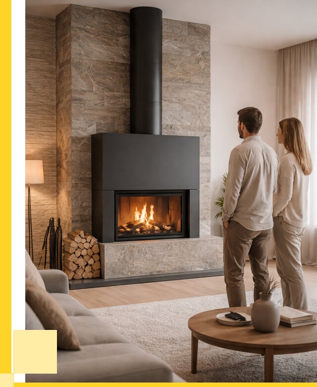 Закрытые камины под ключ в Барабинске от 121884 р., ЭриданБбн