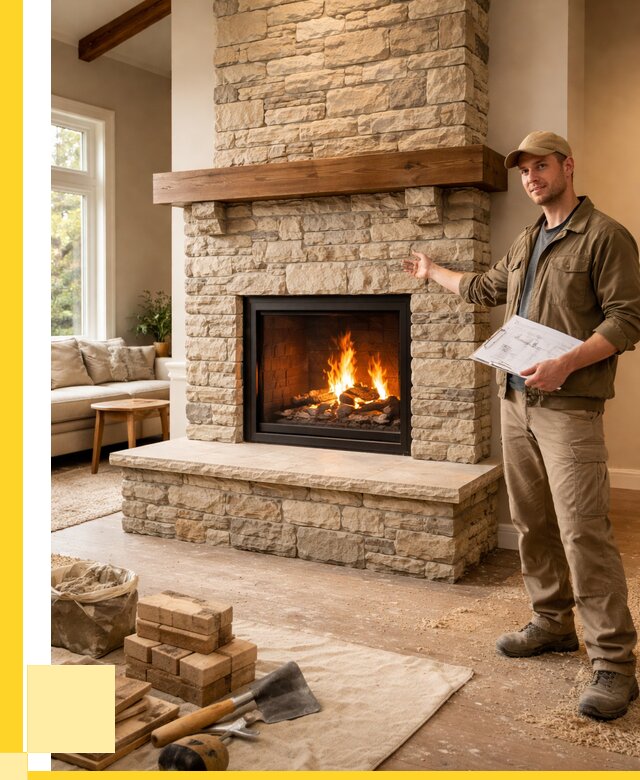 Камины под ключ в Барабинске от 182826 р. | ЭриданБбн — установка