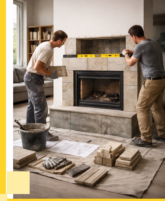 Монтаж каминов и установка в Барабинске от 45707 р. | ЭриданБбн