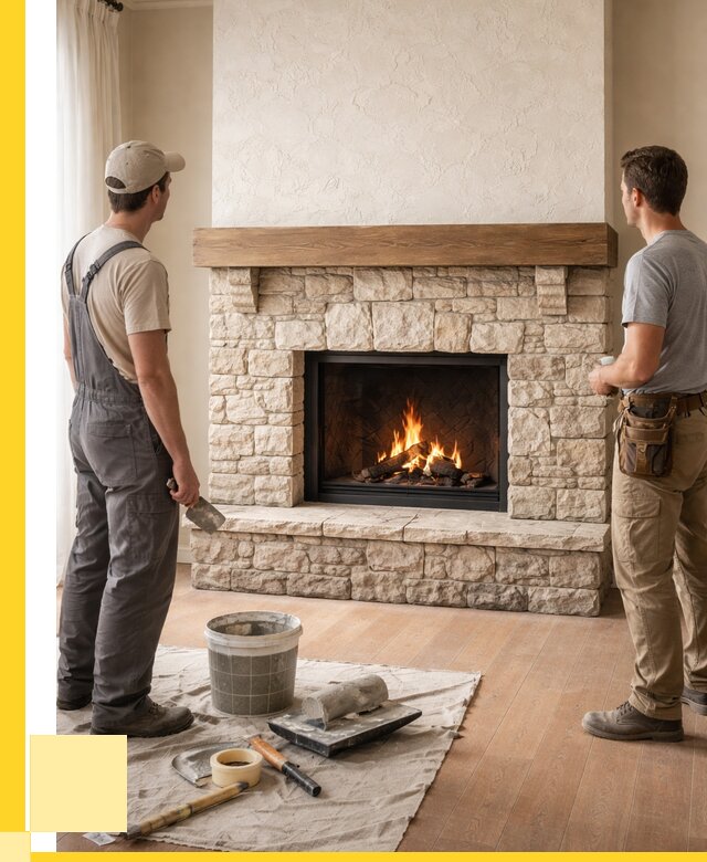 Отделка каминов в Барабинске от 6602 р. под ключ | ЭриданБбн