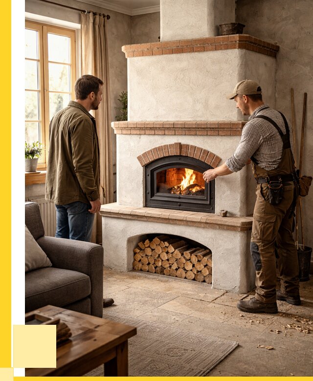 Печи камины в Барабинске: кирпичные, изразцовые от 60942 р. | ЭриданБбн