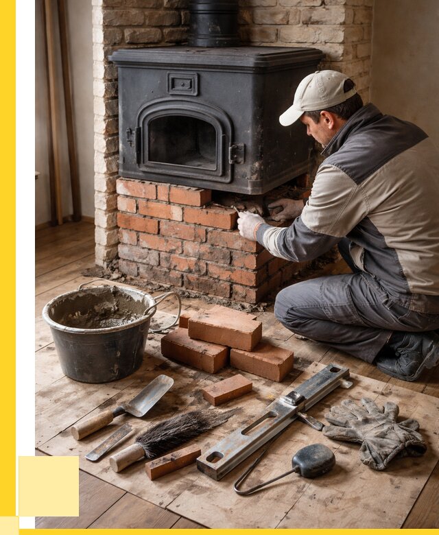 Ремонт печей в Барабинске от 12188 р., услуги печника ЭриданБбн