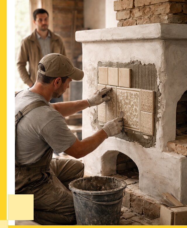 Отделка печей и банных печей в Барабинске от 35550 р. | ЭриданБбн