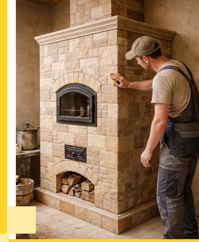 Облицовка печей в Барабинске от 4571 р. под ключ | ЭриданБбн