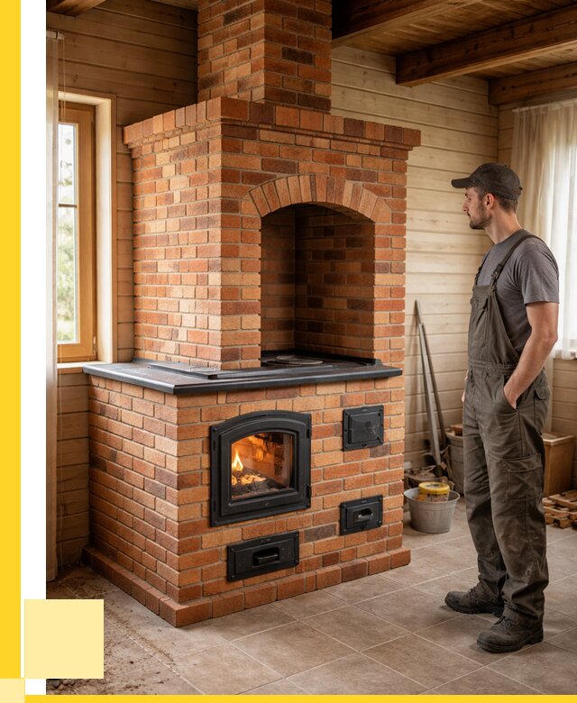 Кирпичные печи в Барабинске: купить от 152355 р. | ЭриданБбн