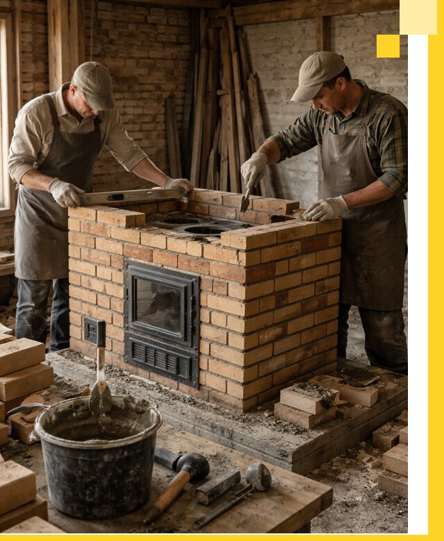 Изготовление и установка варочных печей под ключ в Барабинске