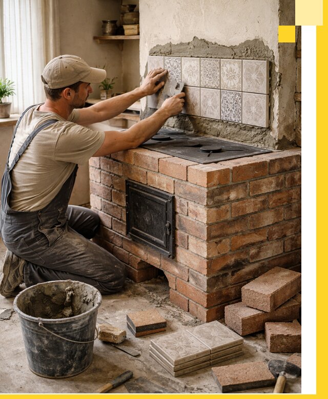 Печи с плитой на заказ монтаж гарантия и сервис в Барабинске