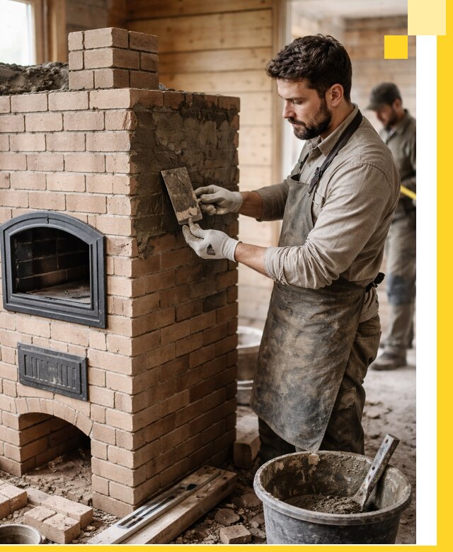 Изготовление и установка печей-шведок под ключ в Барабинске