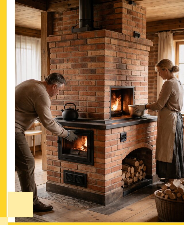 Печи для загородного дома под ключ в Барабинске от 81256 р. | ЭриданБбн