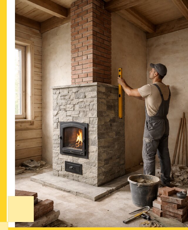 Печи и дымоходы под ключ в Барабинске от 45707 р., ЭриданБбн