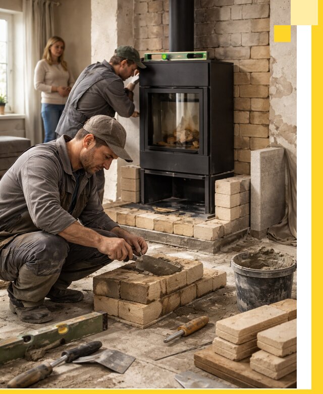 Печи и камины под ключ: проект, установка в Барабинске