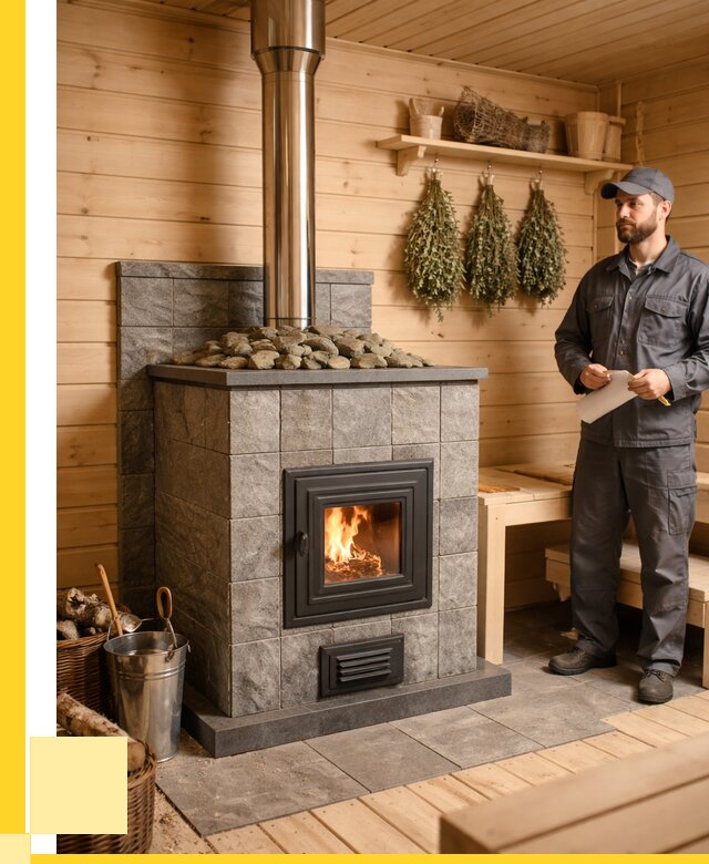 Печи для бани под ключ в Барабинске от 121884 р. | ЭриданБбн