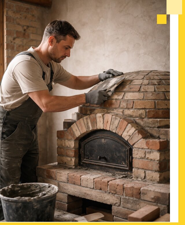 Изготовление и монтаж помпейских печей на заказ в Барабинске