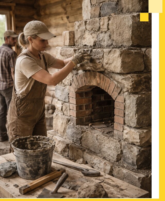 Каменные печи на заказ и монтаж в Барабинске, долговечные решения