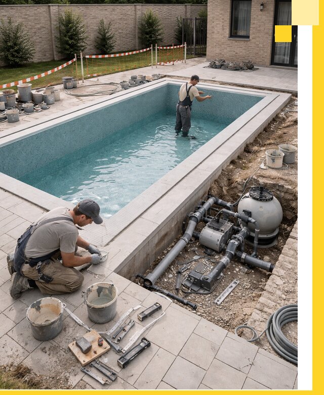 Строительство бассейнов под ключ в Барабинске: проекты и монтаж