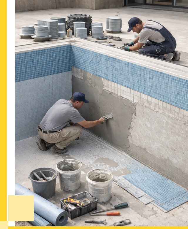 Ремонт и обслуживание бассейнов в Барабинске от 25393 р. | ЭриданБбн