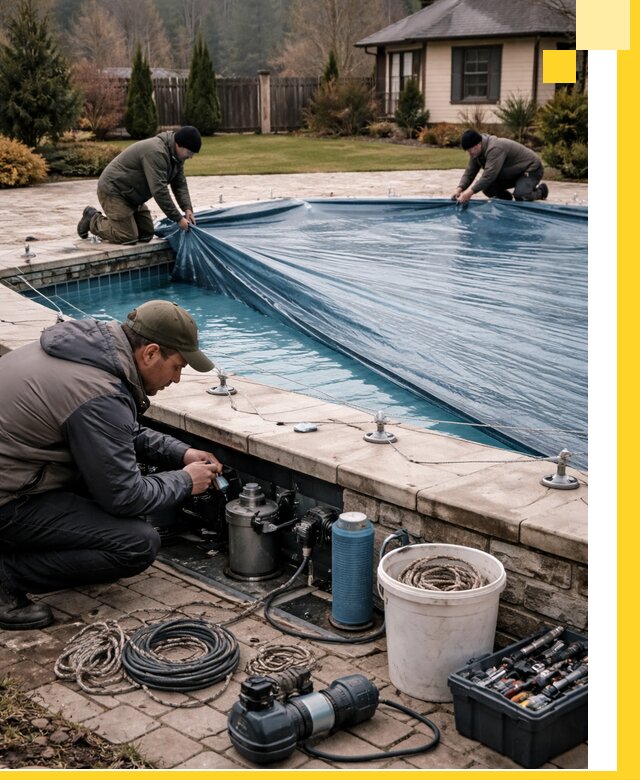 Консервация бассейнов в Барабинске: подготовка к длительному хранению