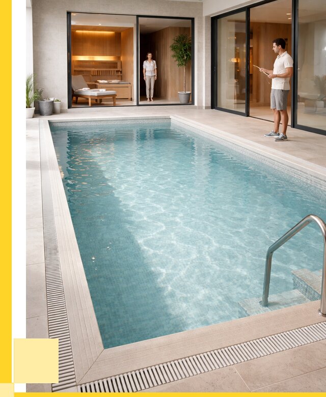 Отделка бассейна пленкой ПВХ в Барабинске от 3555 р. - ЭриданБбн