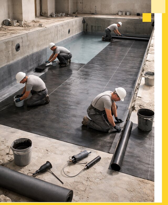 Профессиональная гидроизоляция бассейнов и чаш в Барабинске под ключ