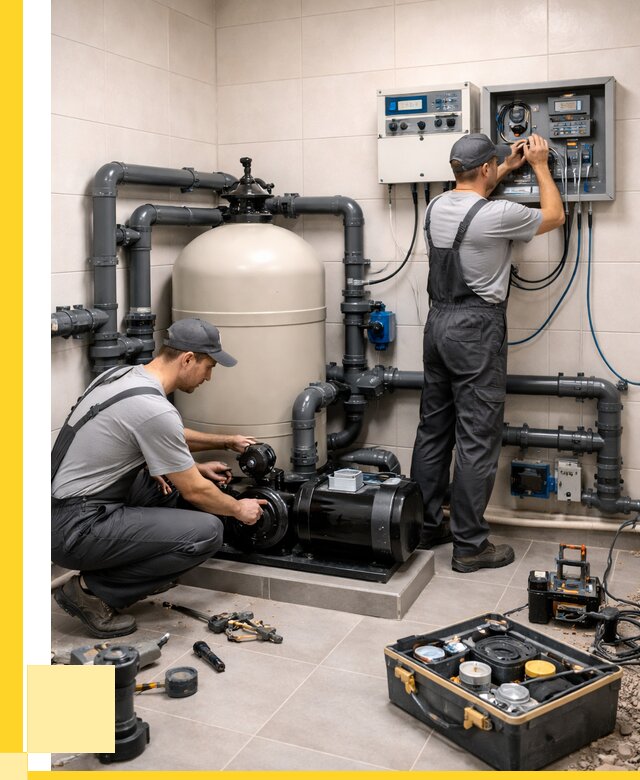 Монтаж оборудования для бассейнов в Барабинске от 40628 р. | ЭриданБбн