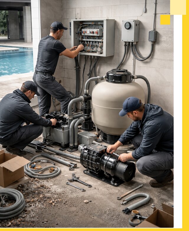 Профессиональный монтаж оборудования для бассейнов в Барабинске