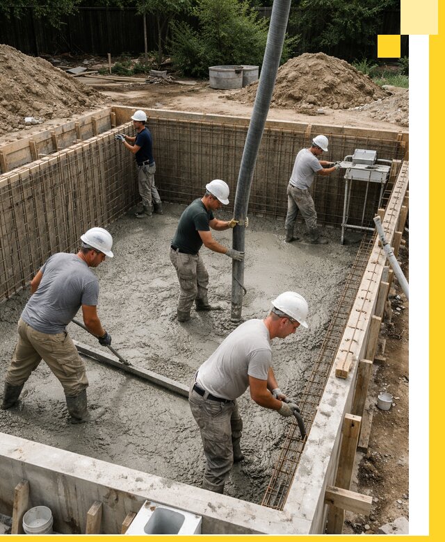 Строительство бетонных бассейнов под ключ в Барабинске