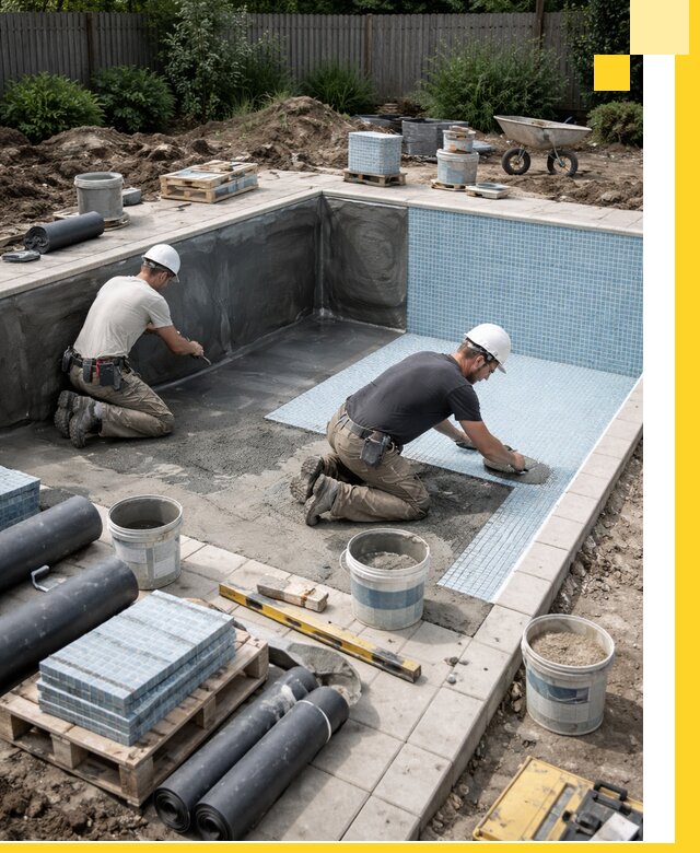 Проектирование и строительство стационарных бассейнов в Барабинске