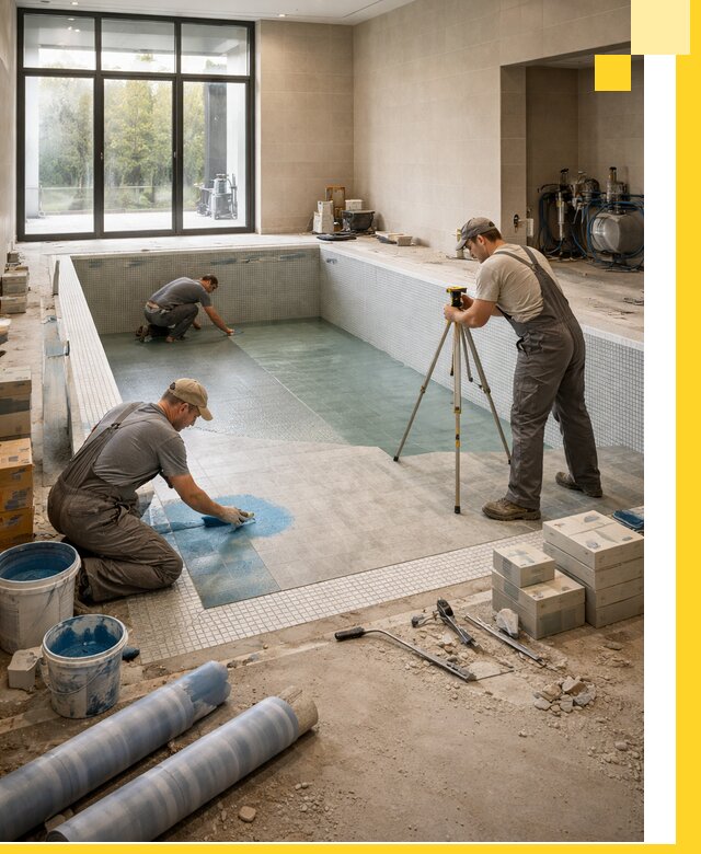 Проект и строительство закрытых бассейнов в Барабинске под ключ