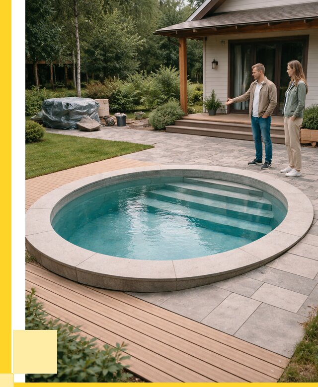 Бассейн на даче под ключ в Барабинске от 203140 р., ЭриданБбн