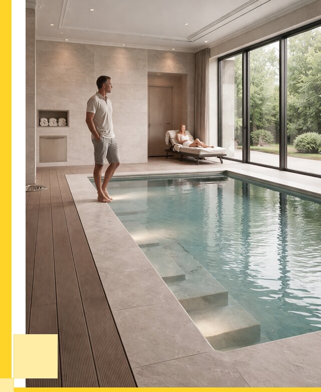 Бассейны в коттедже под ключ в Барабинске от 1218840 р. | ЭриданБбн