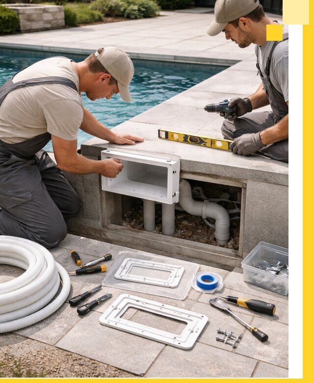 Поставка и установка скиммеров для бассейнов в Барабинске