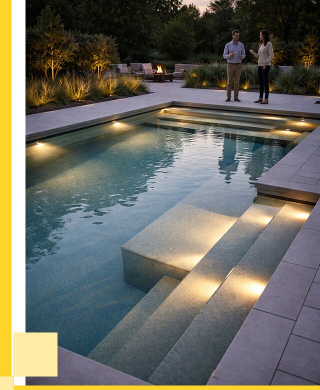 Освещение бассейнов в Барабинске под ключ от 25393 р. | ЭриданБбн