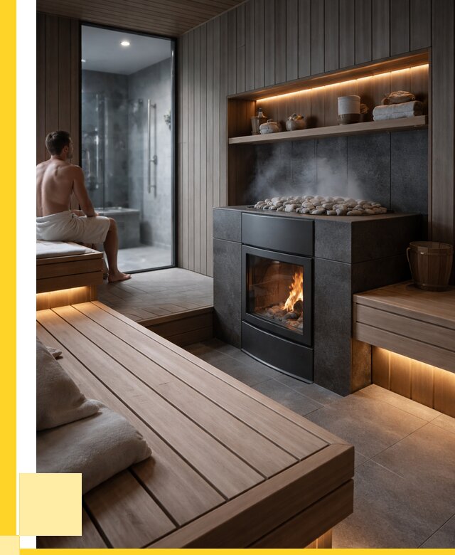 Проект сауны в частном доме в Барабинске от 35550 р. | ЭриданБбн