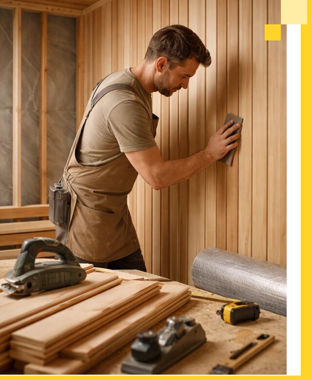 Профессиональная отделка саун и парных под ключ в Барабинске