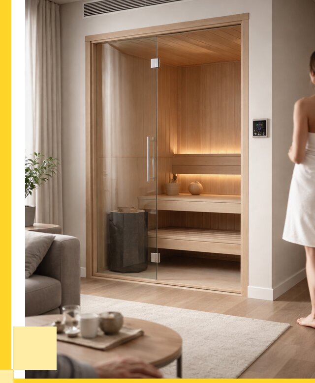 Сауна в квартире под ключ в Барабинске от 121884 р. ЭриданБбн