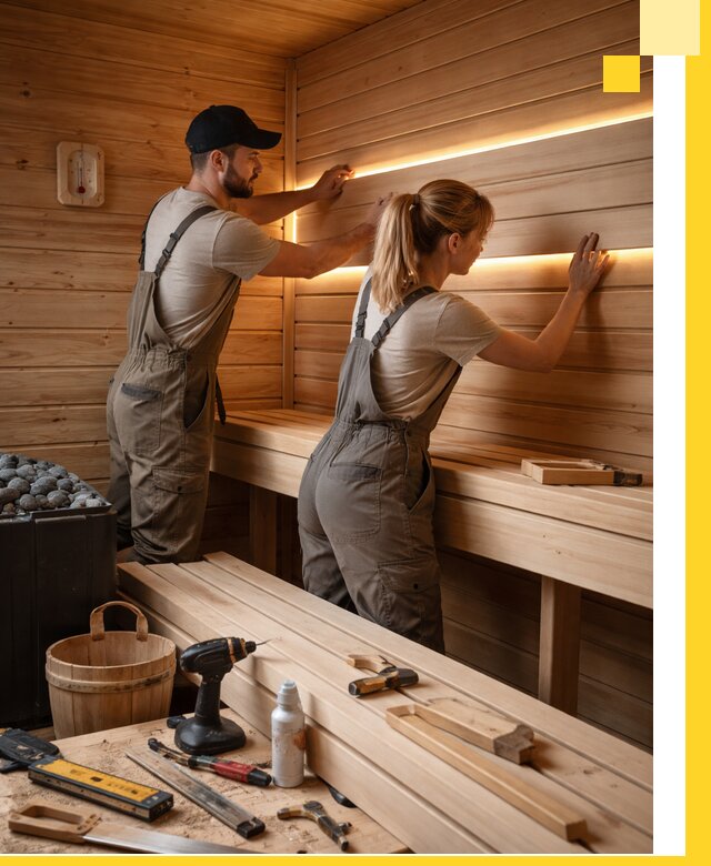 Дизайн саун и бань под ключ с индивидуальным проектом в Барабинске