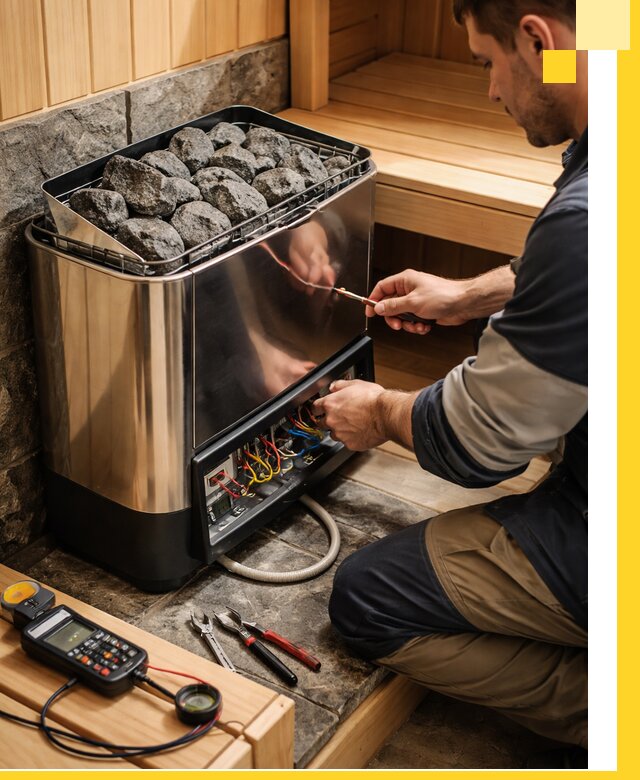 Продажа и установка электрокаменок для саун в Барабинске