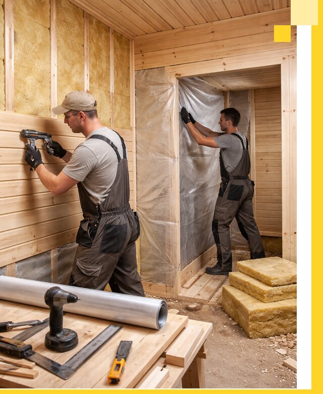 Бани под ключ в Барабинске с проектом и полным монтажом