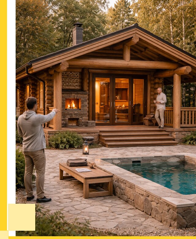 Проекты бань и хамам в Барабинске от 25393 р. | ЭриданБбн