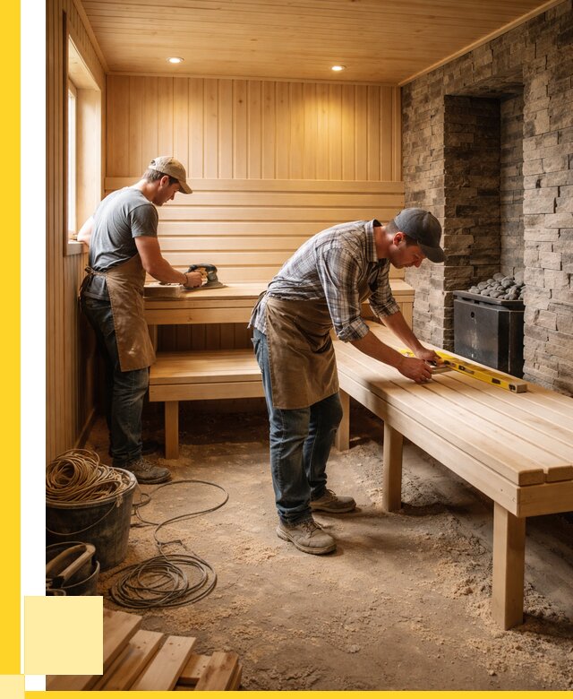 Отделка бани в Барабинске: внутренняя отделка от 3047 р. | ЭриданБбн