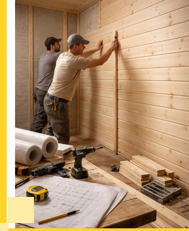 Обшивка бани вагонкой в Барабинске от 1219 р., ЭриданБбн