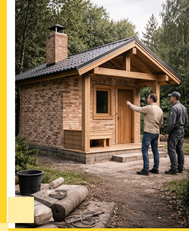 Кирпичные бани и печи в Барабинске от 355495 р. | ЭриданБбн