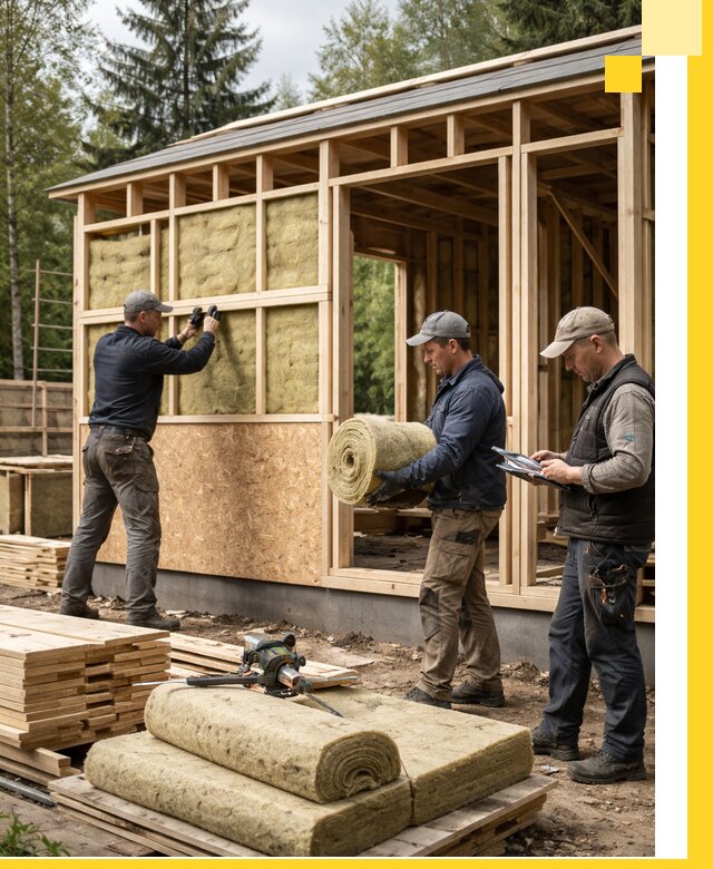 Проектирование и строительство каркасных бань в Барабинске под ключ