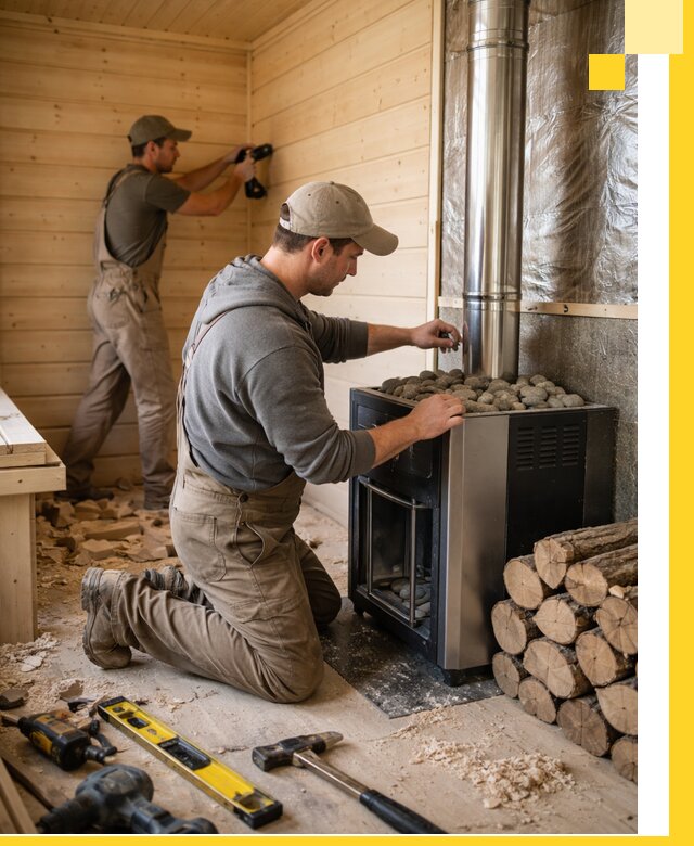 Строительство деревянных бань под ключ в Барабинске проекты и монтаж