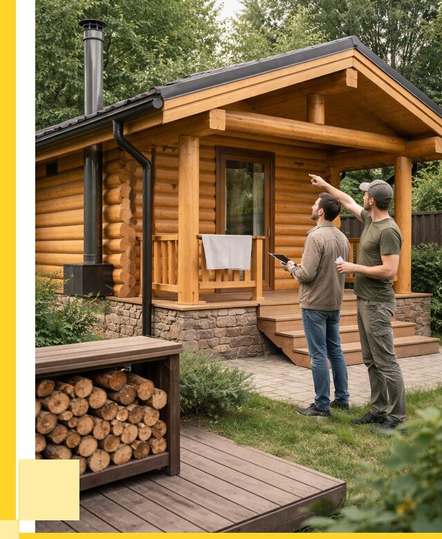 Бани для дачи под ключ в Барабинске от 253925 р. | ЭриданБбн