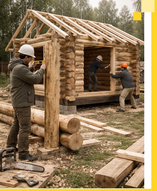 Строительство бань для дачи под ключ в Барабинске с доставкой и монтажом