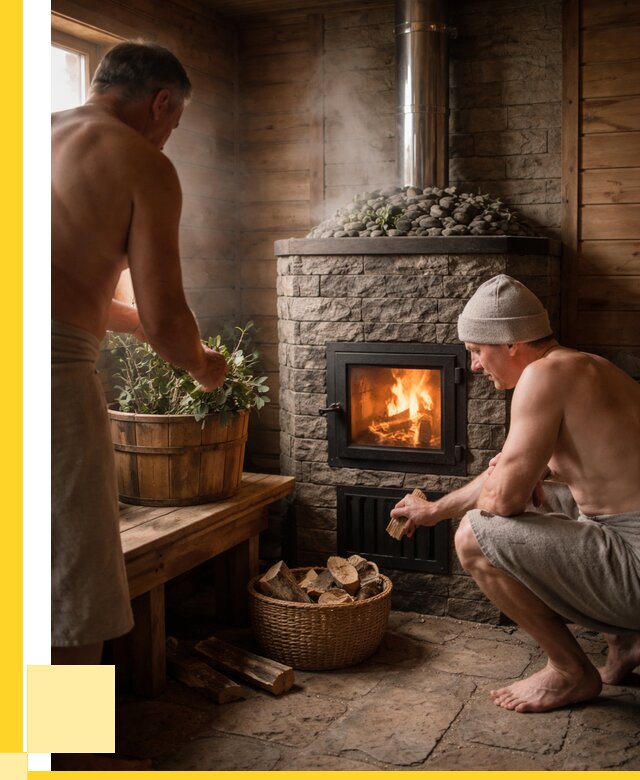 Банные печи под ключ в Барабинске от 45707 р. | ЭриданБбн кирпичная