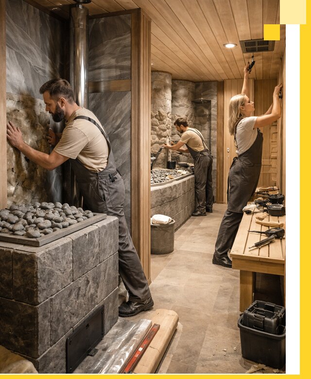 Строительство бань и SPA процедур в Барабинске под ключ и отделкой